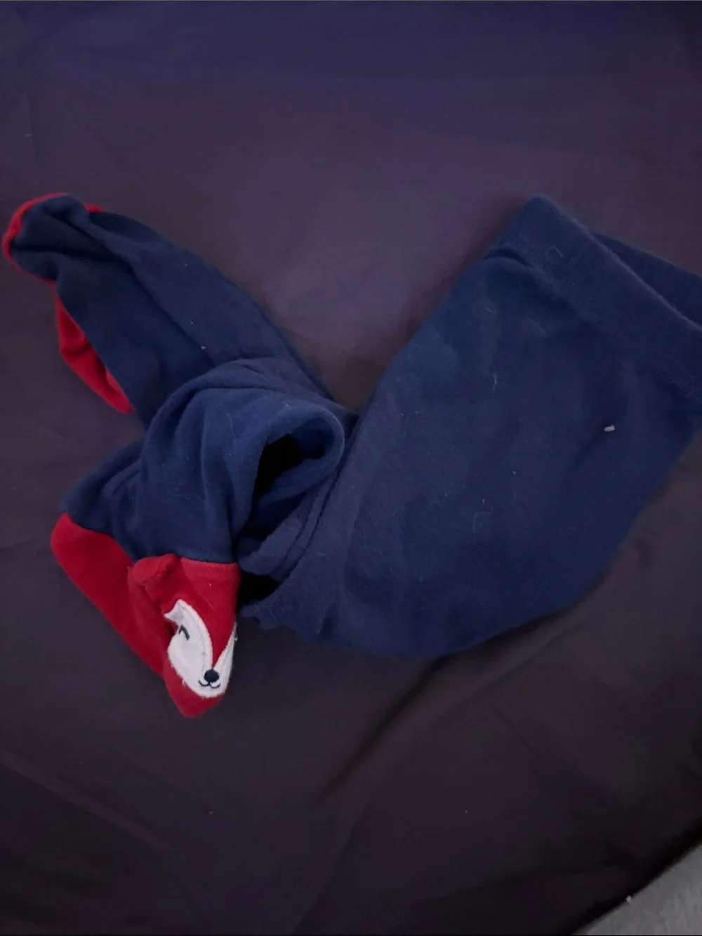 Carter's Red & Navy Fox Stripe Pajama Set